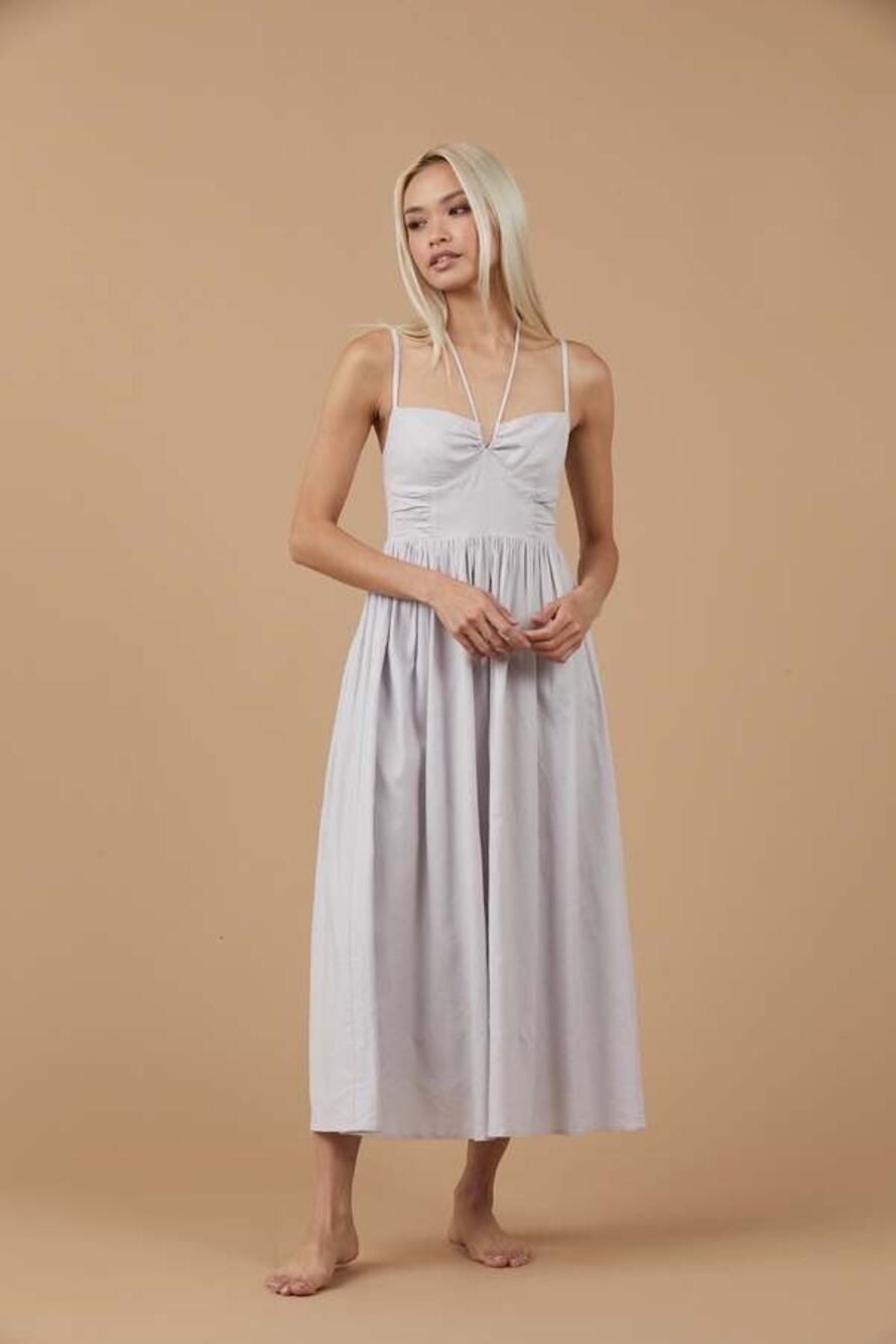 Sophie Rue Finn Tie Dress in the color Lavender
